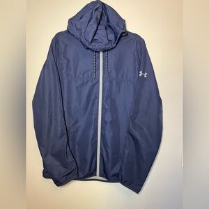 Under Armour Men's Navy Windbreaker Jacket